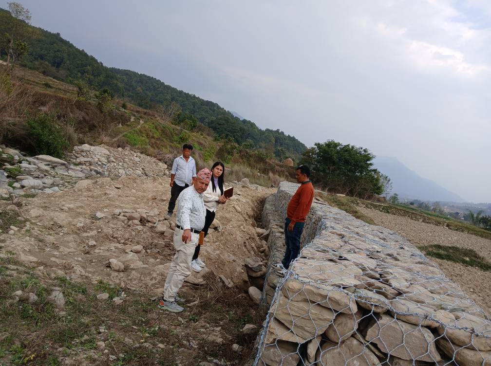 कुन्छाफांट जितपत्र खेत संरक्षण, भानु ११ मा भएको कार्यको अनुगमन निरीक्षणको झलक